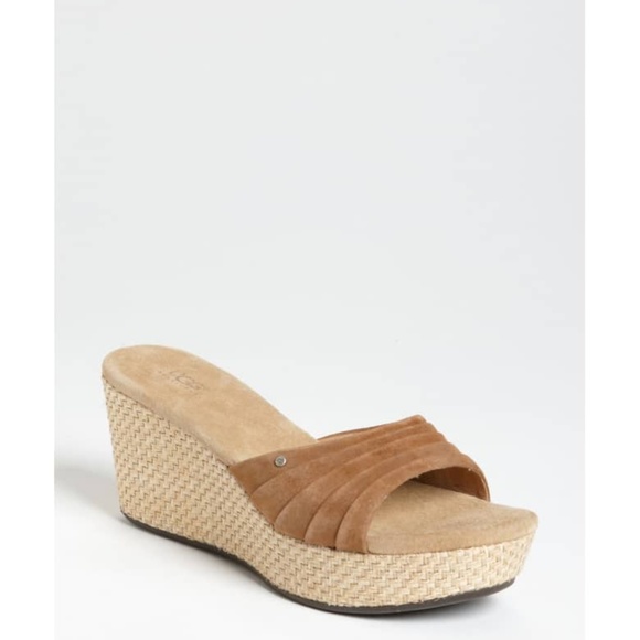 UGG Shoes - UGG Alvina Wedge Sandal - Size 10 - New in Box